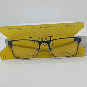NWT KIDS FLOAT EYEGLASS FRAMES K55 BLACK NAVY